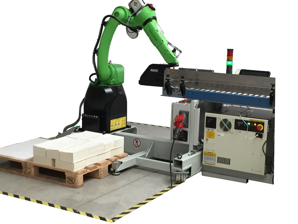 Collaborative robotic palletizer COBOFOLDER 240/300L