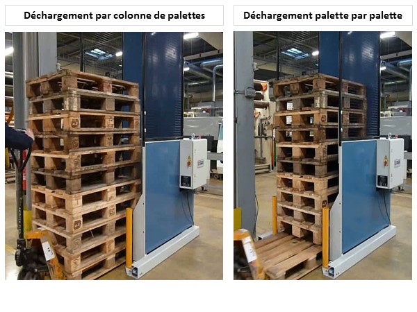 RECMI - Stockeur de palettes - standard - déchargement palettes